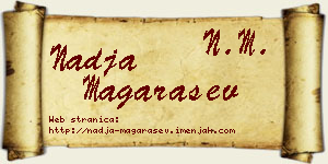 Nadja Magarašev vizit kartica